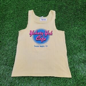 Vintage 80s Yakety-Yak Cafe Tank-Top Womens Large 20x28 USA